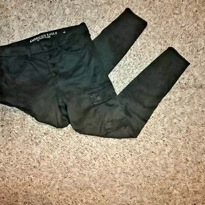 AE Faded Black Jeggings size 8